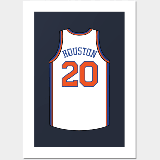 Allan Houston New York Jersey Qiangy Posters and Art